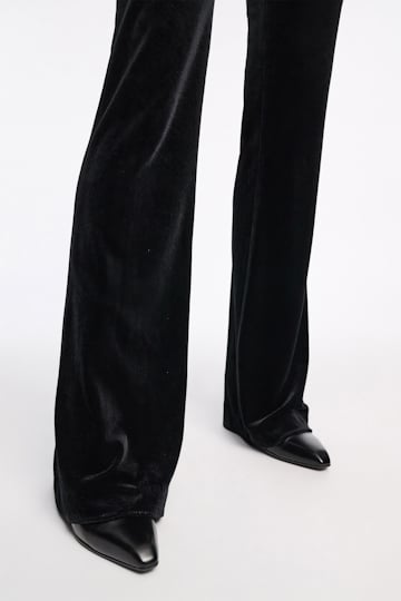 Dorothee Schumacher Stretch velvet flares pure black