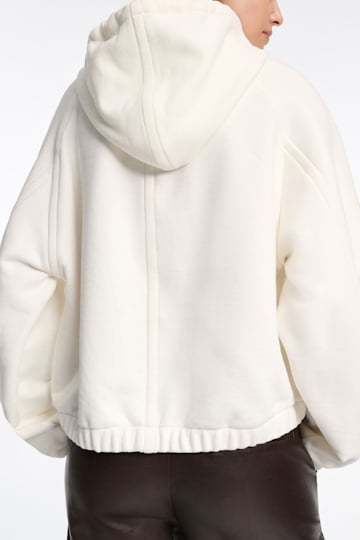 Dorothee Schumacher Hoodie mit "CHERI CHERI" Print camellia white