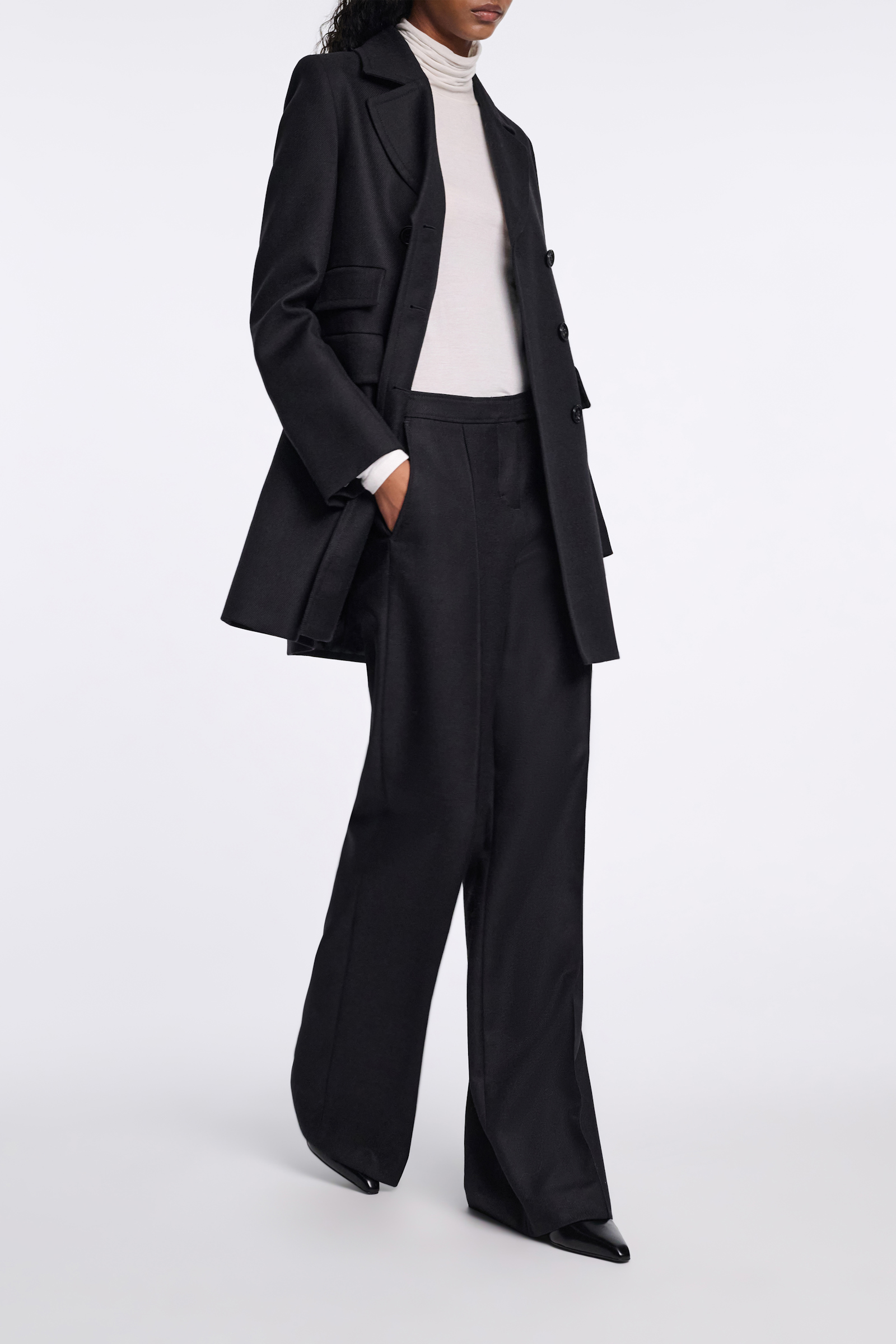 Dorothee Schumacher Softes Longsleeve mit Rollkragen eggshell