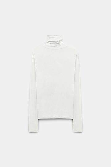 Dorothee Schumacher Long sleeve turtleneck eggshell