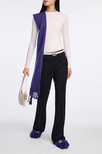 Dorothee Schumacher Softes Rundhalsshirt eggshell