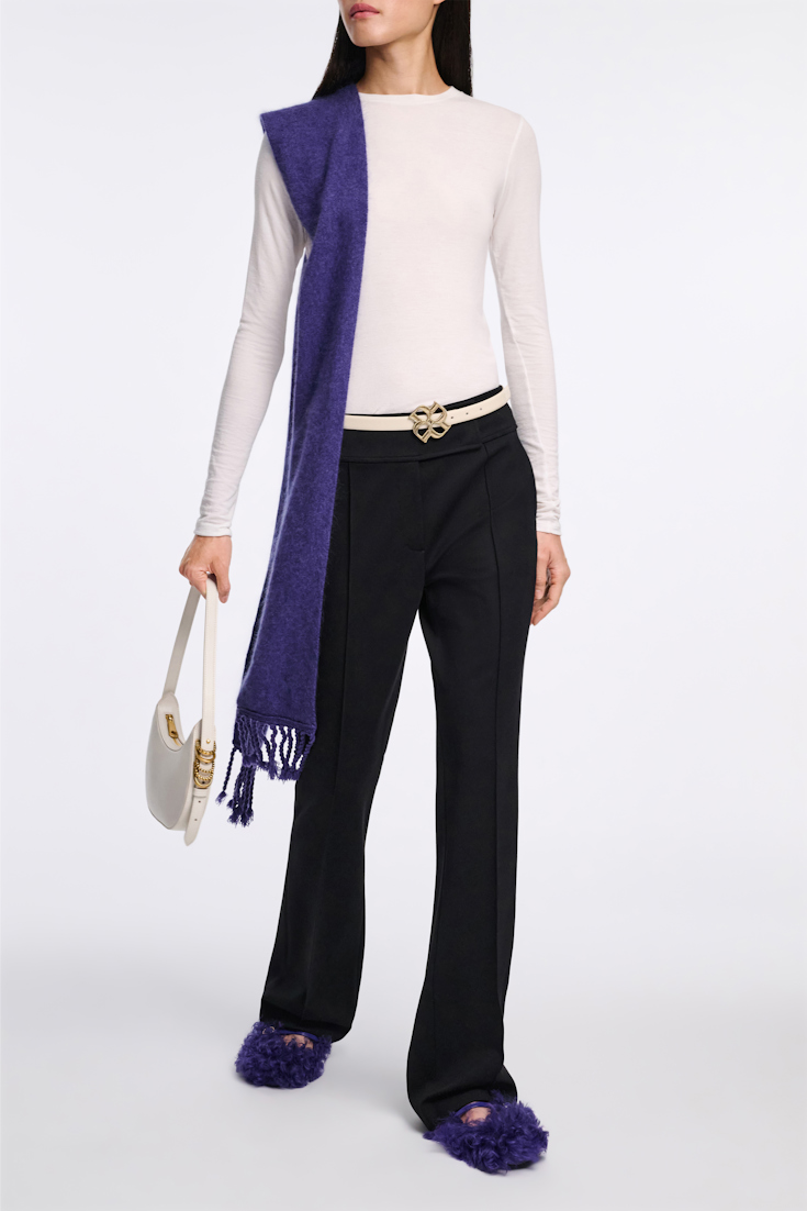 Dorothee Schumacher Softes Rundhalsshirt eggshell