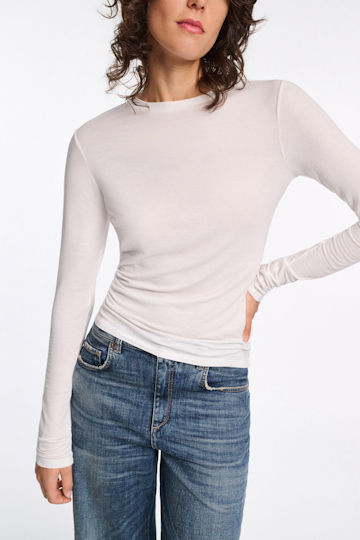 Dorothee Schumacher Long sleeve T-shirt eggshell
