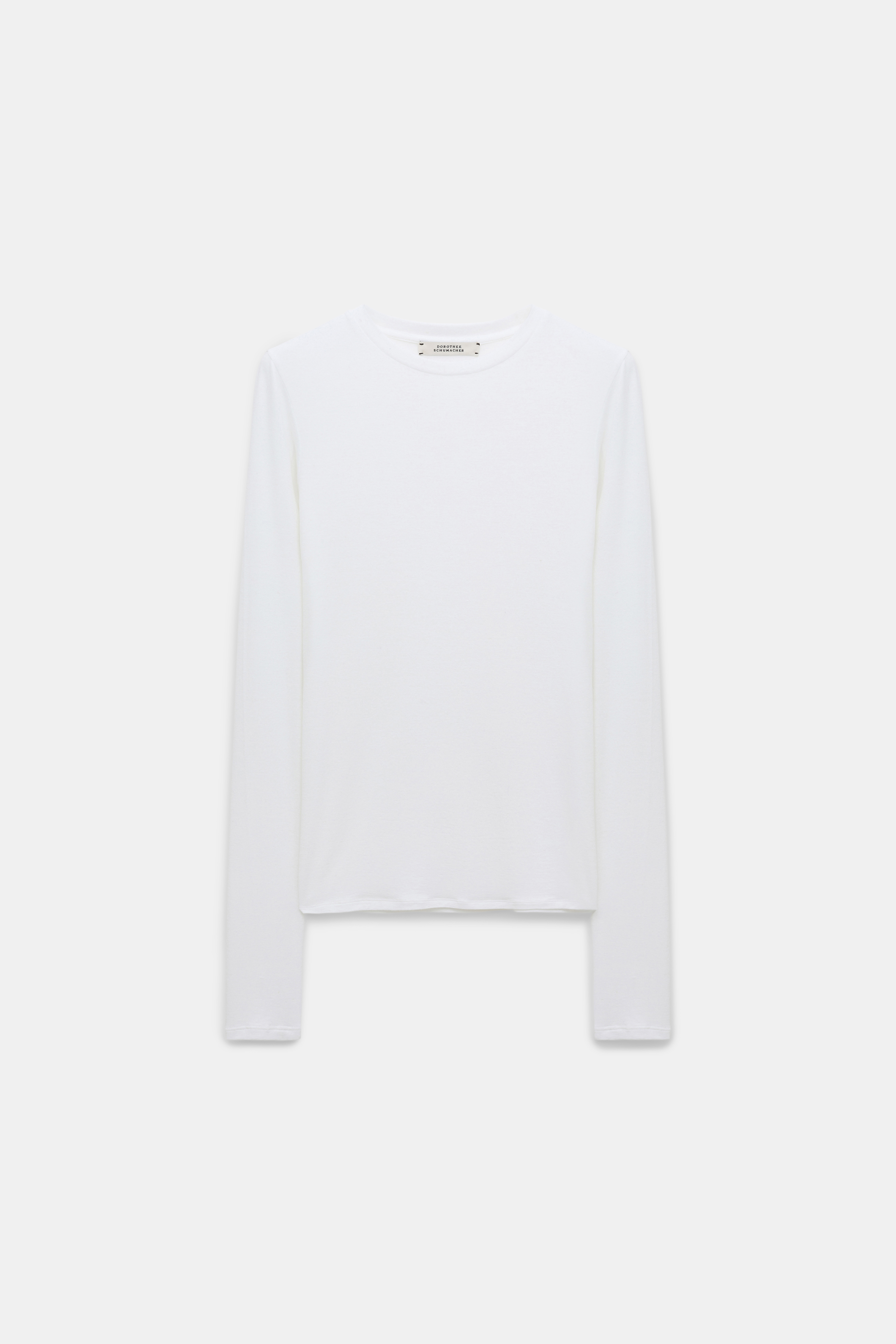 Dorothee Schumacher Softes Rundhalsshirt eggshell