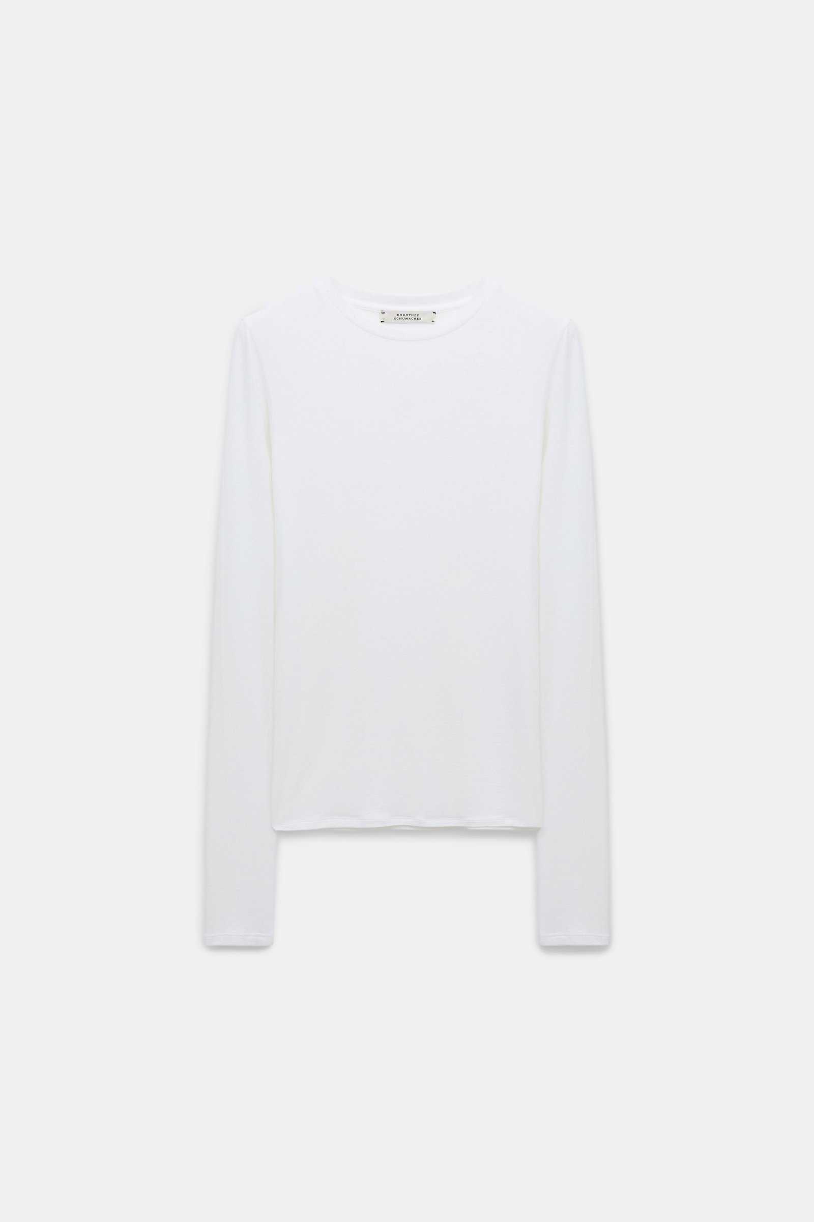 Dorothee Schumacher Softes Rundhalsshirt eggshell