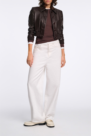 Dorothee Schumacher Softes Rundhalsshirt chocolate