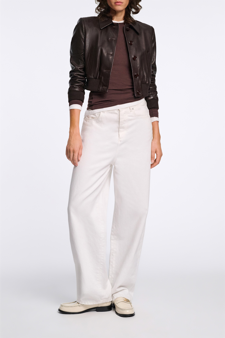 Dorothee Schumacher Long sleeve T-shirt chocolate