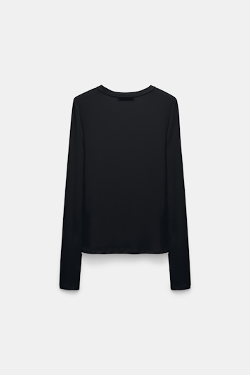 Dorothee Schumacher Long sleeve T-shirt pure black