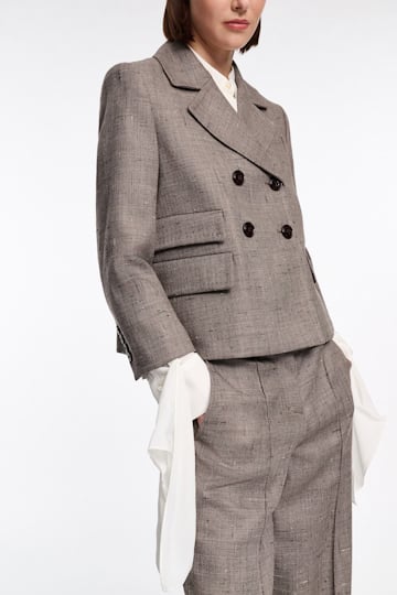 Dorothee Schumacher Boxy Blazer pepper & chocolate