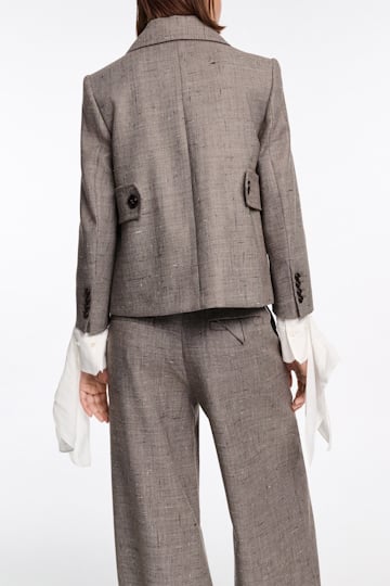 Dorothee Schumacher Boxy Blazer pepper & chocolate