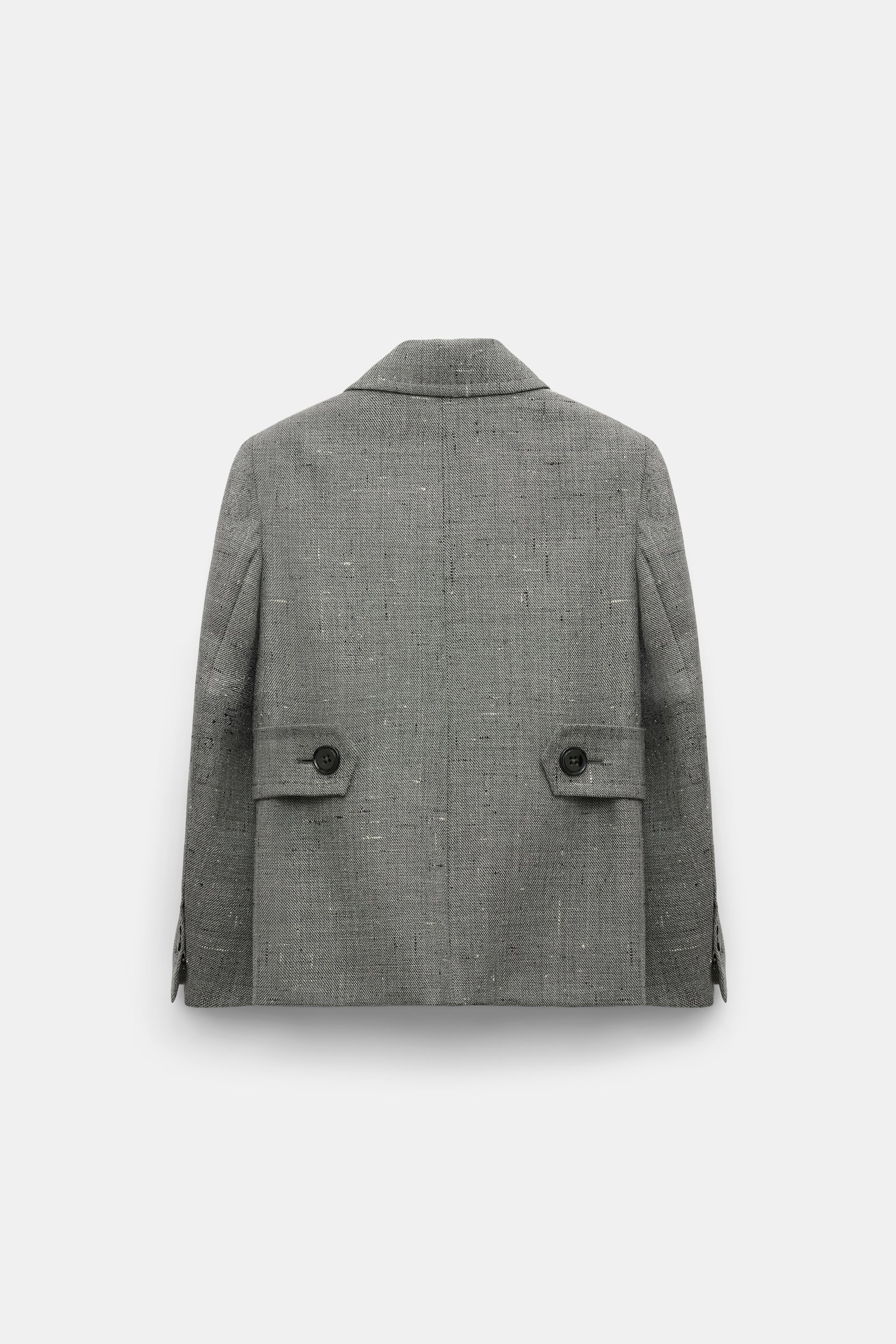 Dorothee Schumacher Boxy blazer in virgin wool pepper & salt