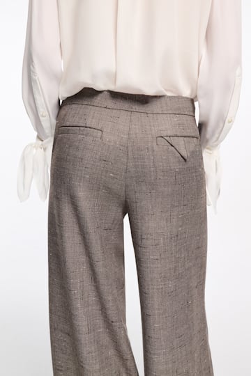 Dorothee Schumacher Hose mit weitem Bein pepper & chocolate