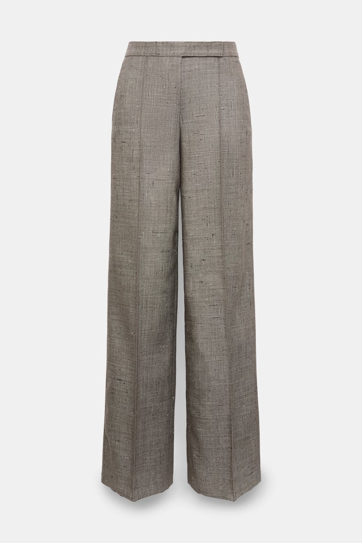 Dorothee Schumacher Hose mit weitem Bein pepper & chocoloate