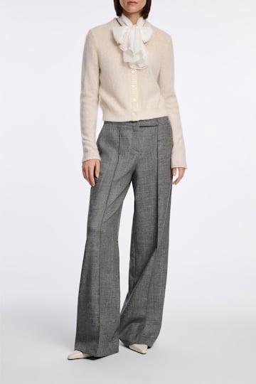 Dorothee Schumacher Hose mit weitem Bein pepper & salt