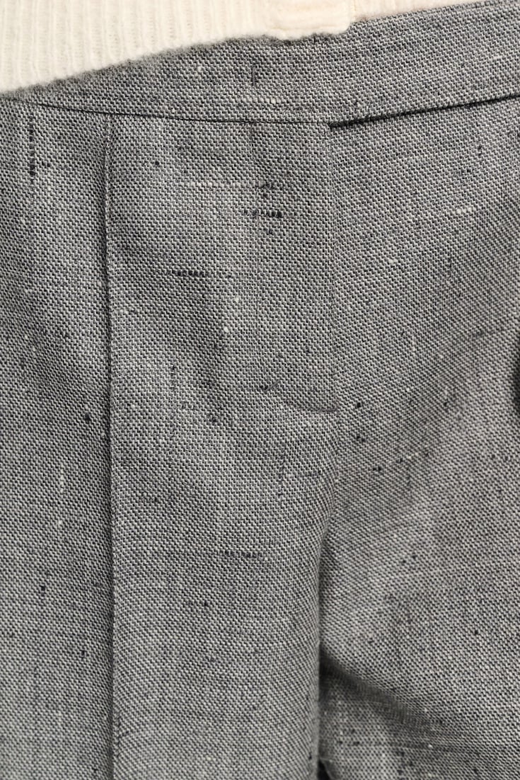 Dorothee Schumacher Hose mit weitem Bein pepper & salt