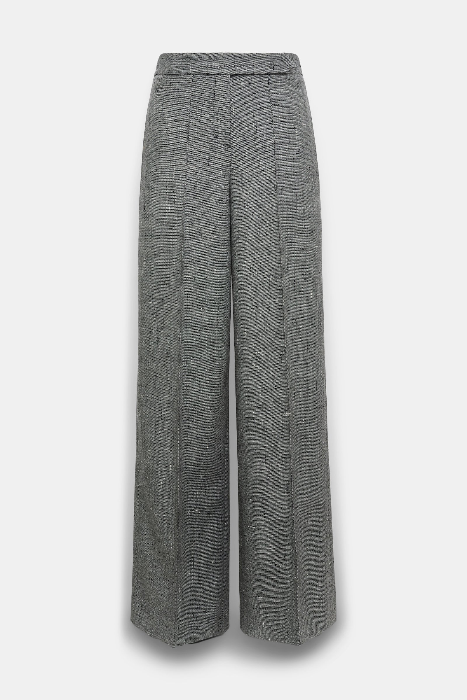 Dorothee Schumacher Hose mit weitem Bein pepper & salt