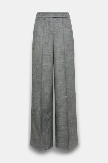 Dorothee Schumacher Hose mit weitem Bein pepper & salt