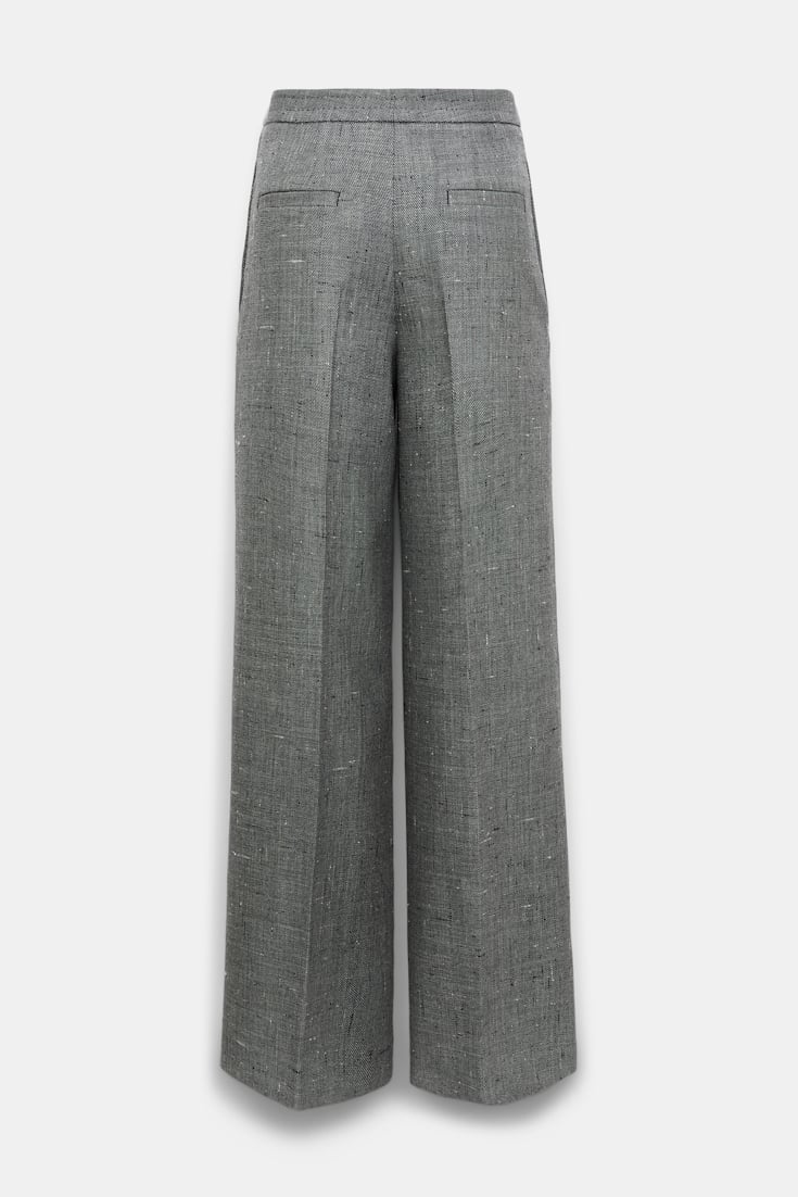 Dorothee Schumacher Hose mit weitem Bein pepper & salt