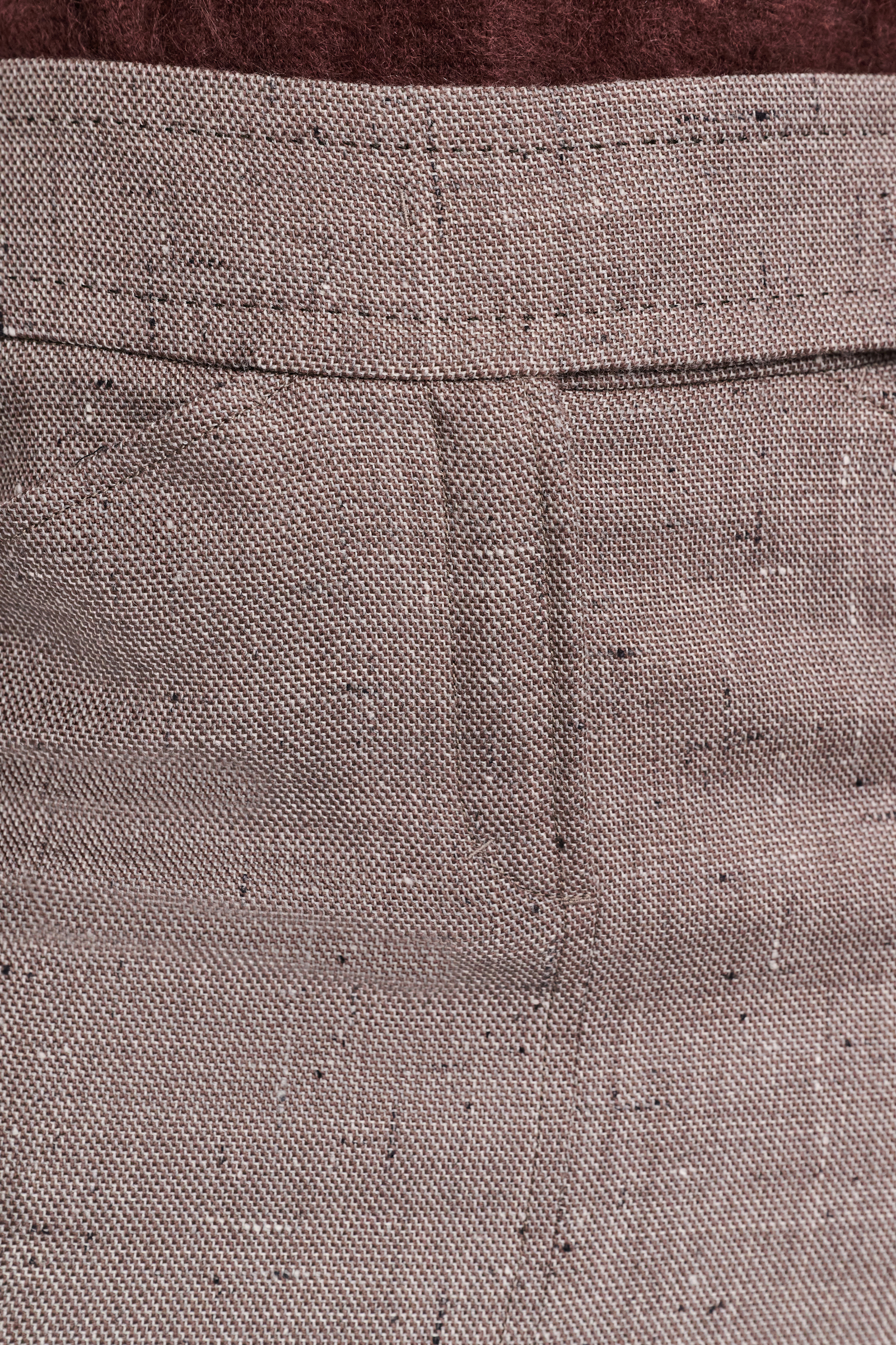 CASUAL ATTRACTION skirt Dorothee Schumacher Pencilskirt mit breitem Bund pepper & chocoloate