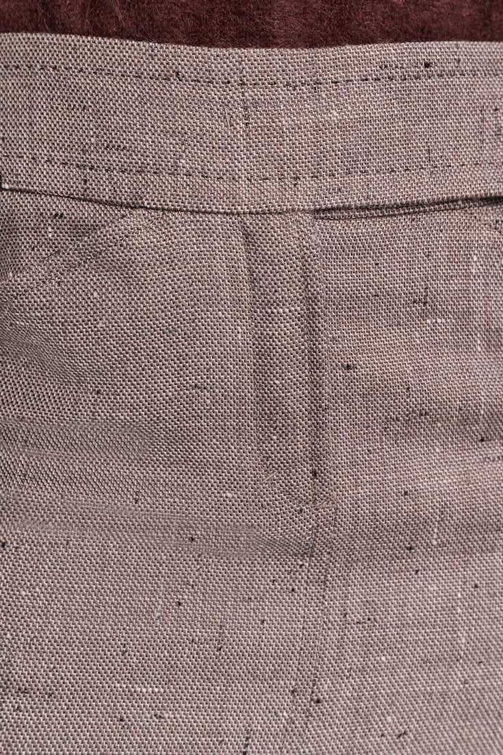 CASUAL ATTRACTION skirt Dorothee Schumacher Pencilskirt mit breitem Bund pepper & chocoloate