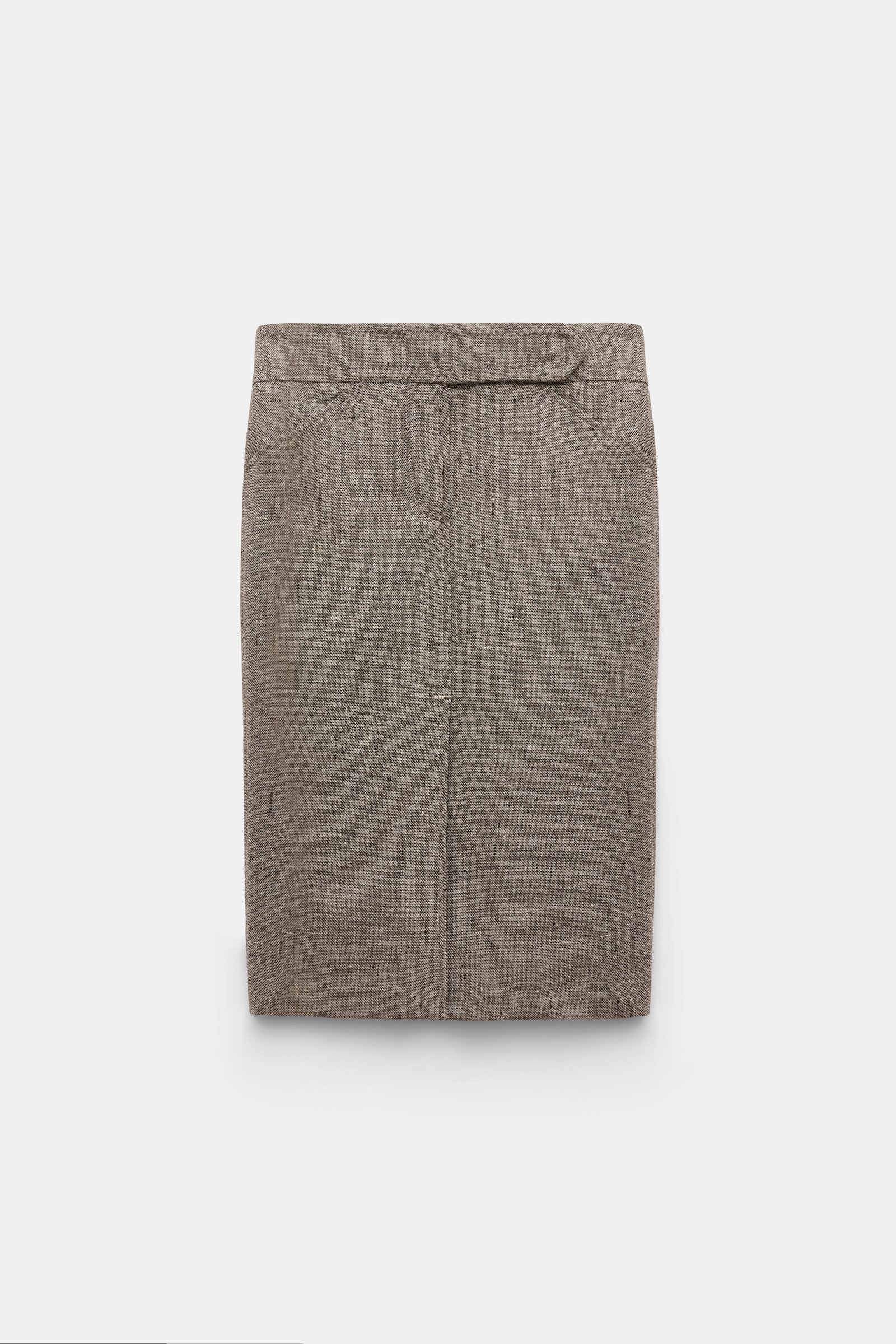 Dorothee Schumacher Pencilskirt mit breitem Bund pepper & chocoloate