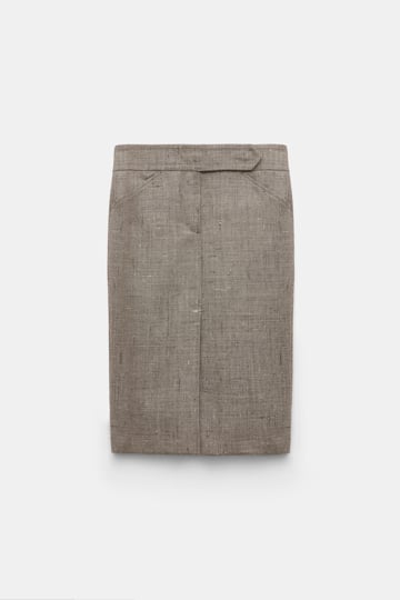 Dorothee Schumacher Pencilskirt mit breitem Bund pepper & chocoloate