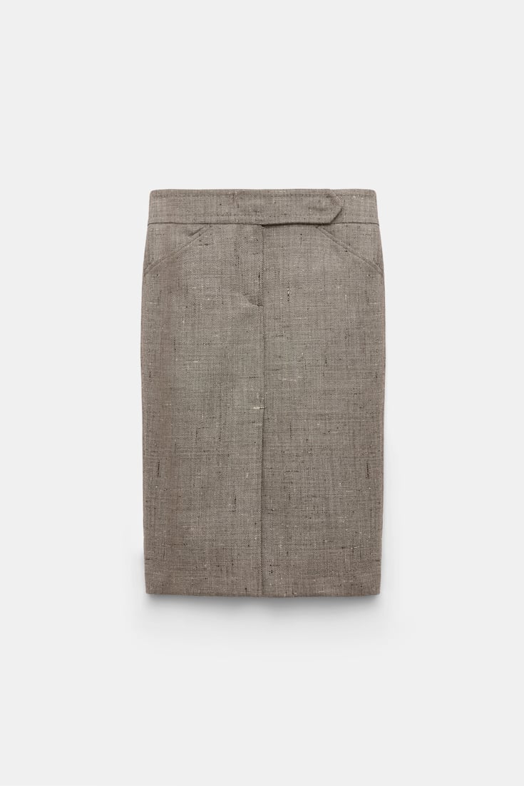 Dorothee Schumacher Pencilskirt mit breitem Bund pepper & chocoloate