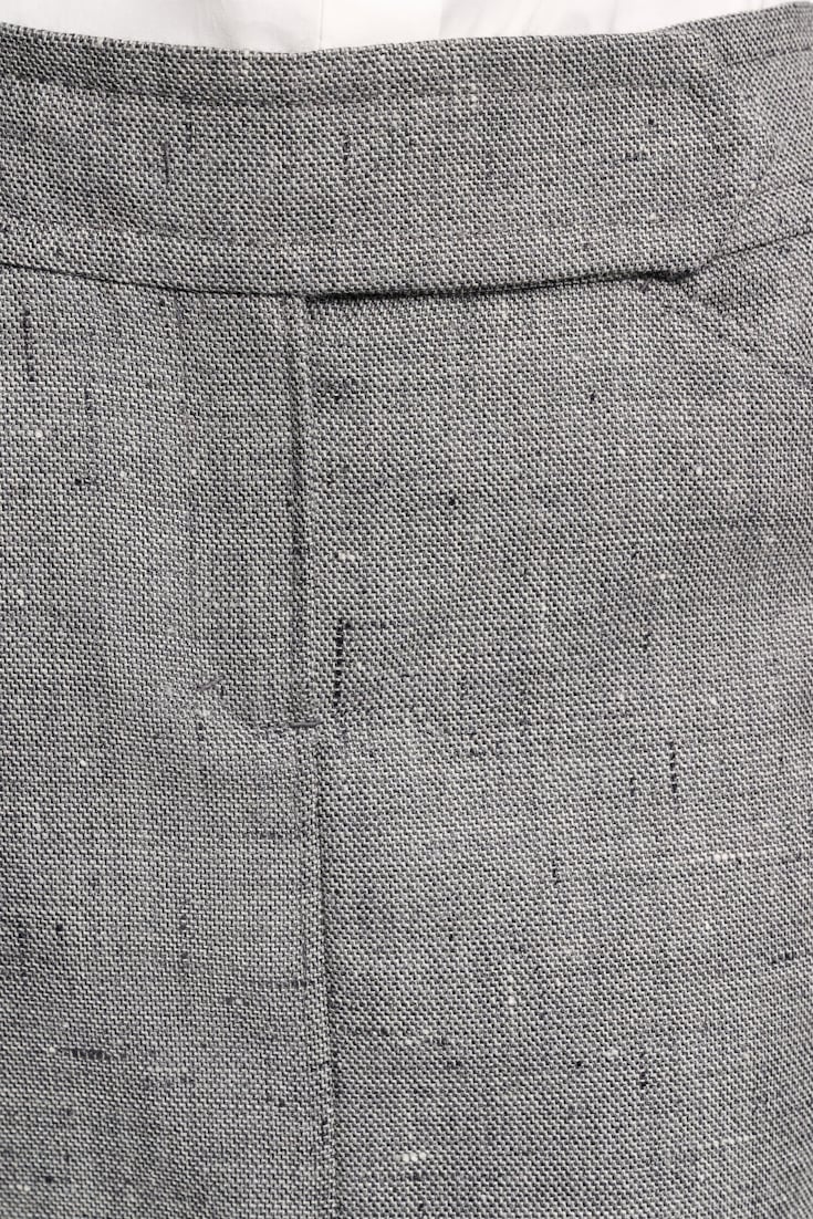 Dorothee Schumacher Pencil skirt in virgin wool pepper & salt