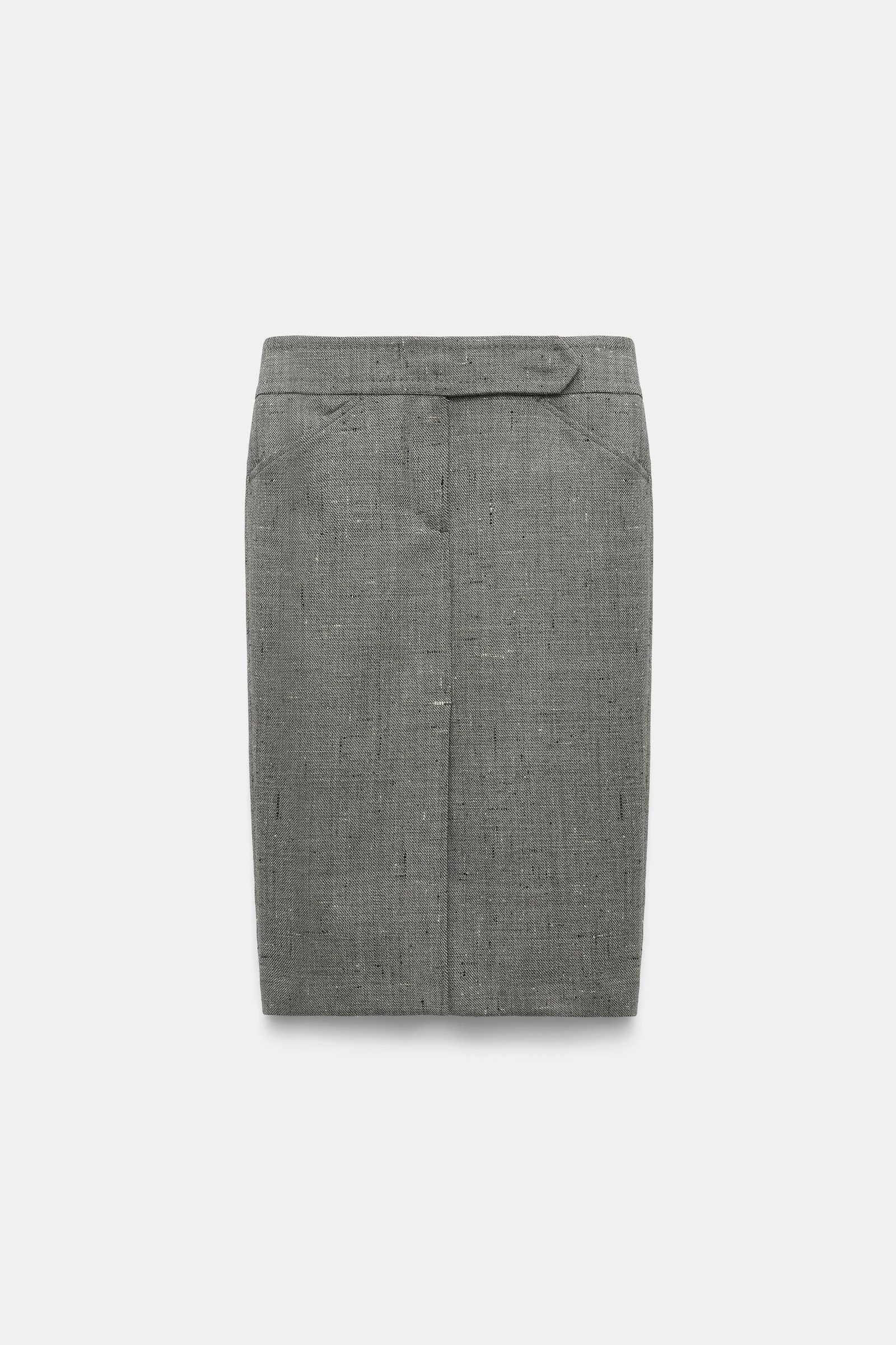 Dorothee Schumacher Pencil skirt in virgin wool pepper & salt