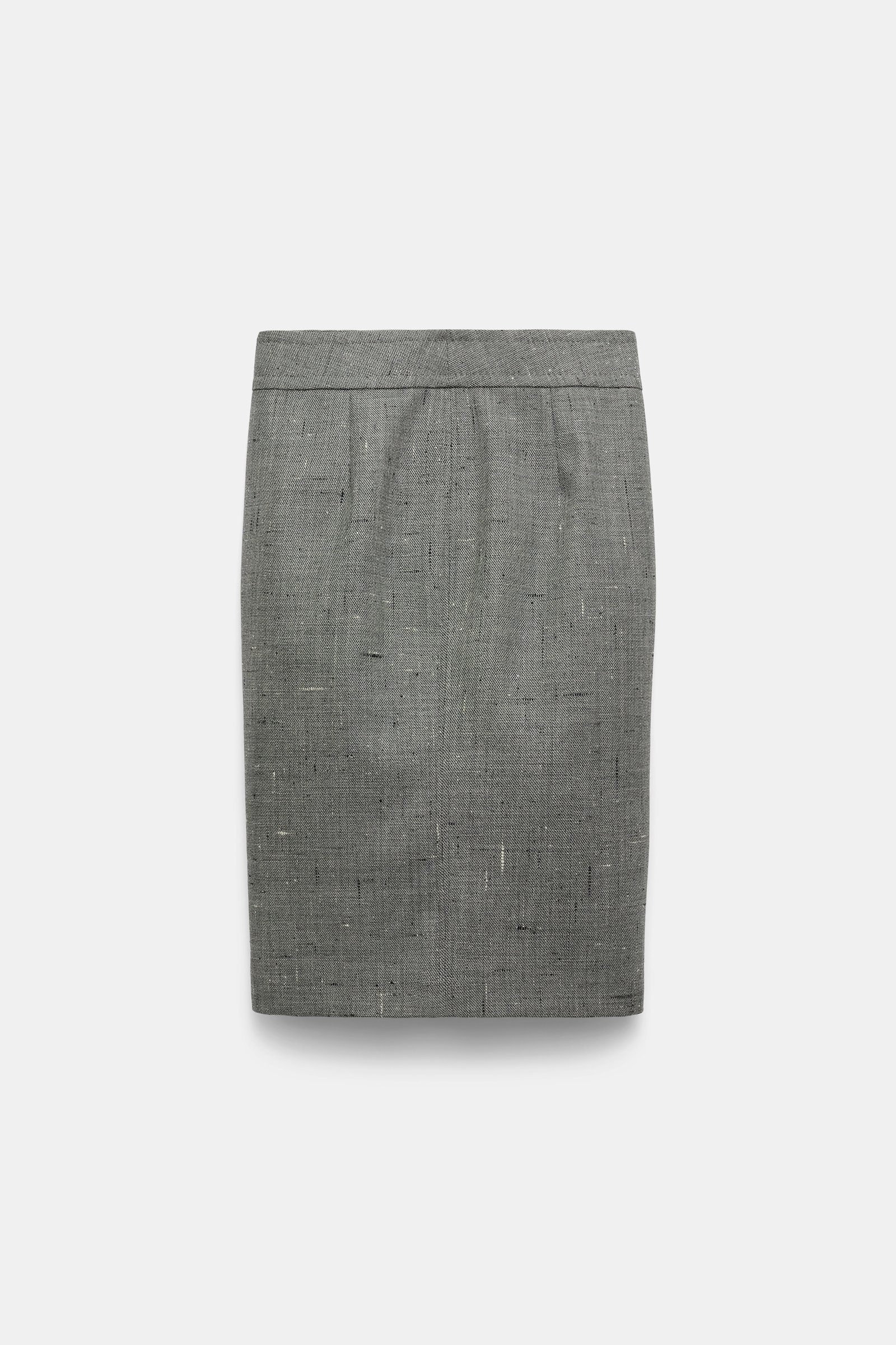 Dorothee Schumacher Pencil skirt in virgin wool pepper & salt