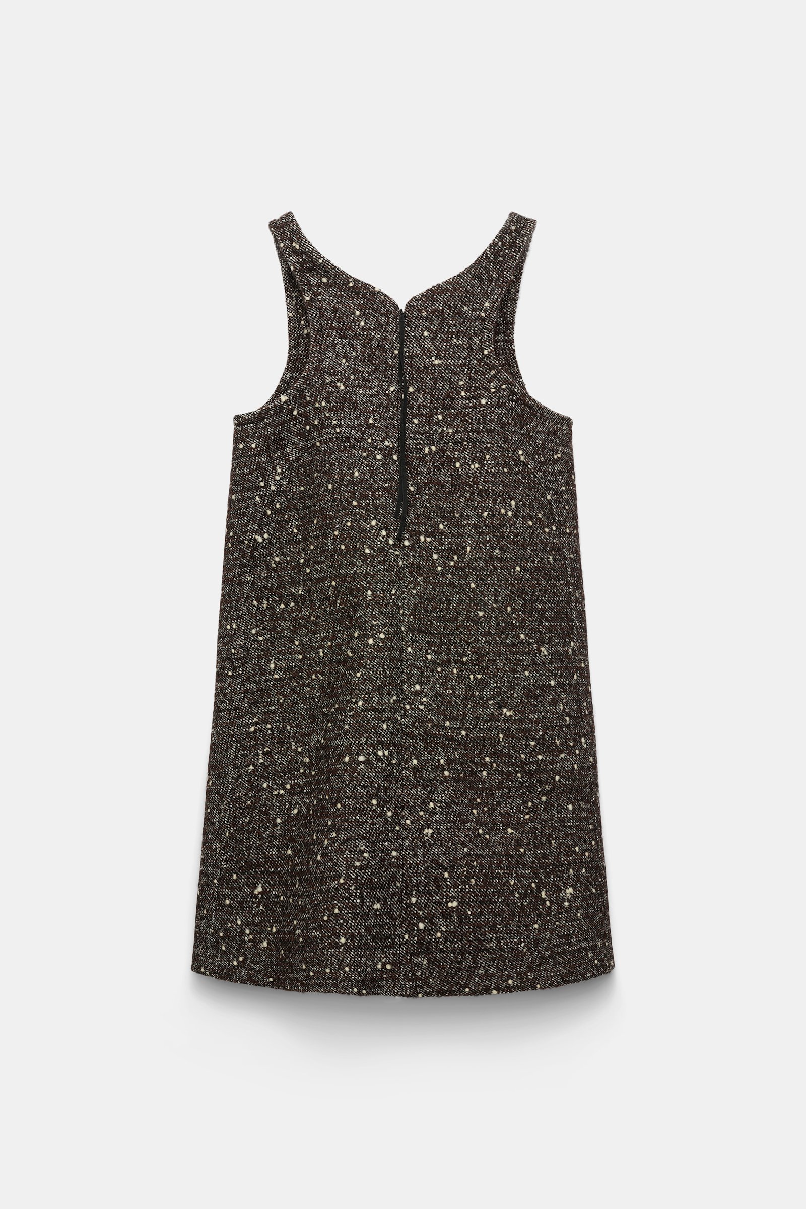 Dorothee Schumacher Handbesticktes Shift Dress chocolate tweed