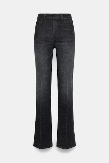 Dorothee Schumacher Long, straight leg jeans stone black denim