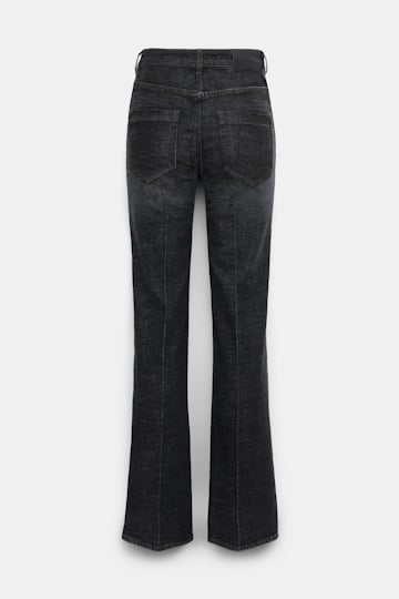 Dorothee Schumacher Long, straight leg jeans stone black denim