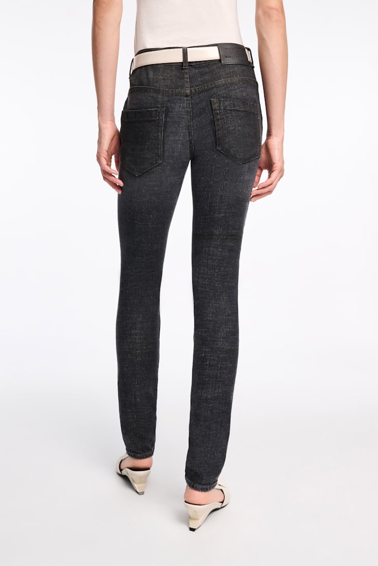 Dorothee Schumacher Long, skinny Denim stone black denim