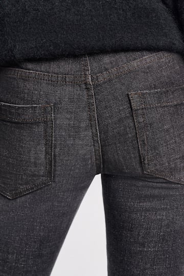 Dorothee Schumacher Long, skinny leg jeans stone black denim