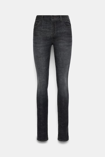 Dorothee Schumacher Long, skinny leg jeans stone black denim