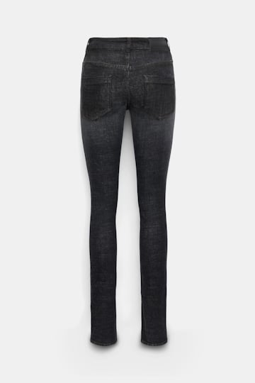 Dorothee Schumacher Long, skinny leg jeans stone black denim