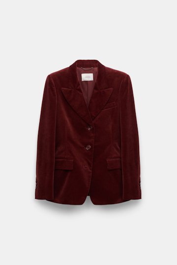 Dorothee Schumacher Corduroy blazer maroon