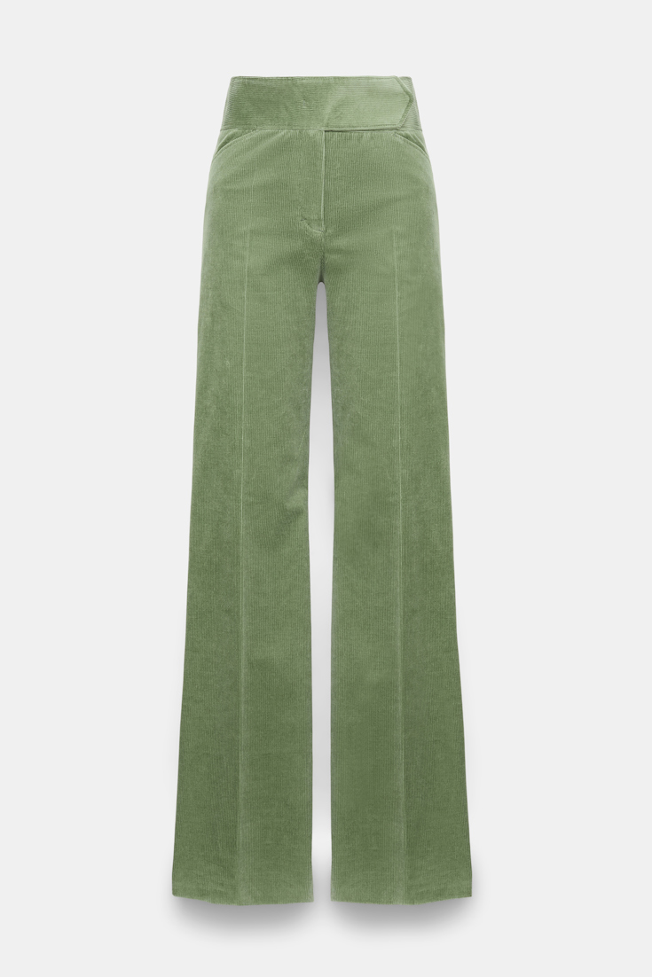 Dorothee Schumacher Flared corduroy pants mistletoe