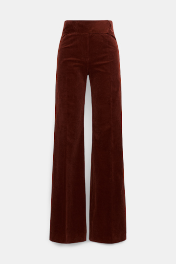 Dorothee Schumacher Flared corduroy pants maroon