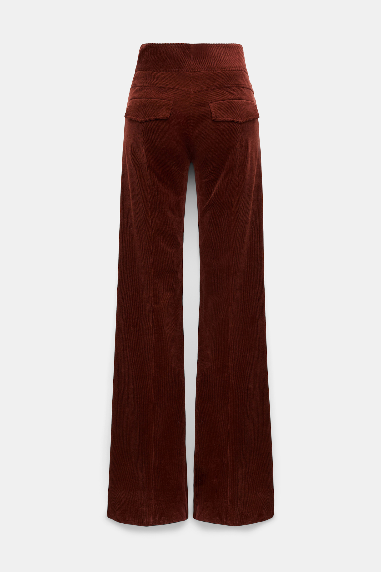 Dorothee Schumacher Flared corduroy pants maroon