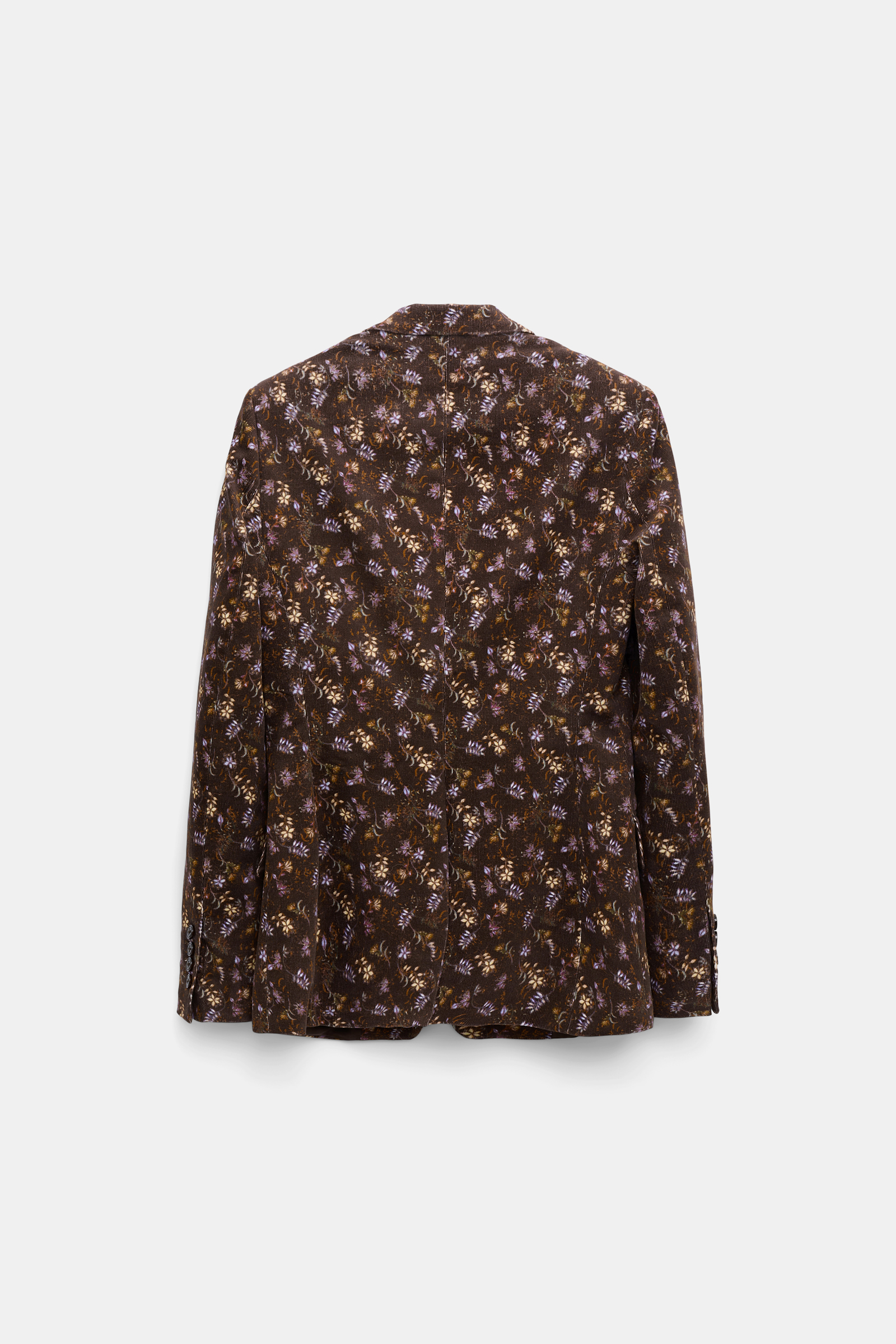 Dorothee Schumacher Floral print blazer winter blossom very dark brown