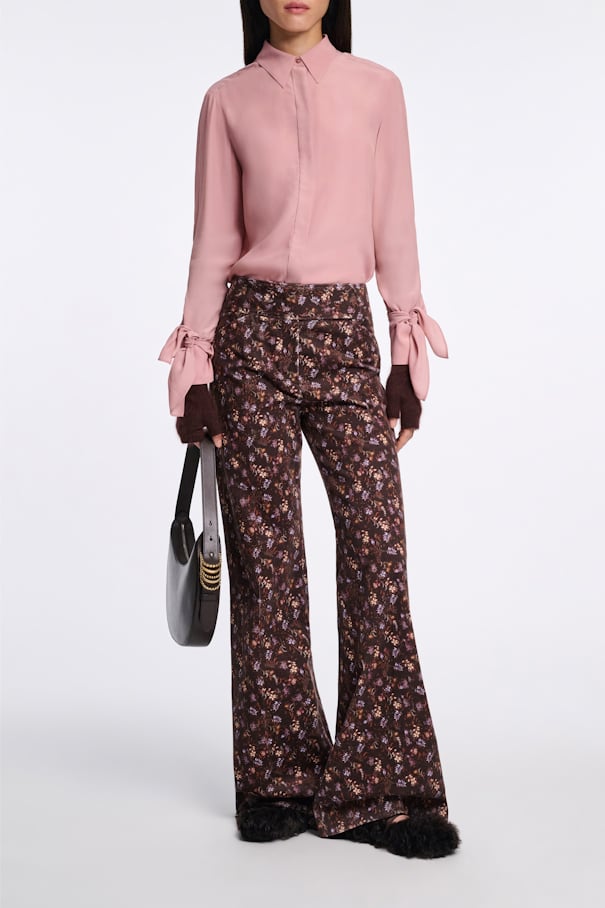 FLORAL STATEMENT pants