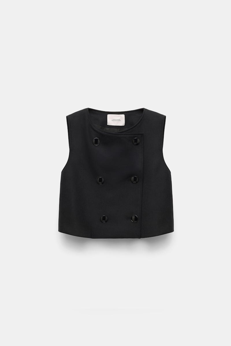 Dorothee Schumacher A-line Shell In Virgin Wool In Black