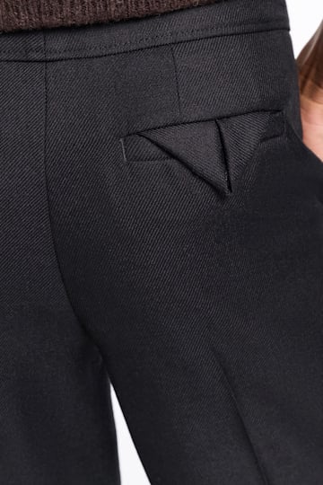 Dorothee Schumacher Hose mit weitem Bein pure black