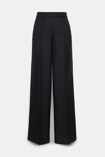 Dorothee Schumacher Hose mit weitem Bein pure black