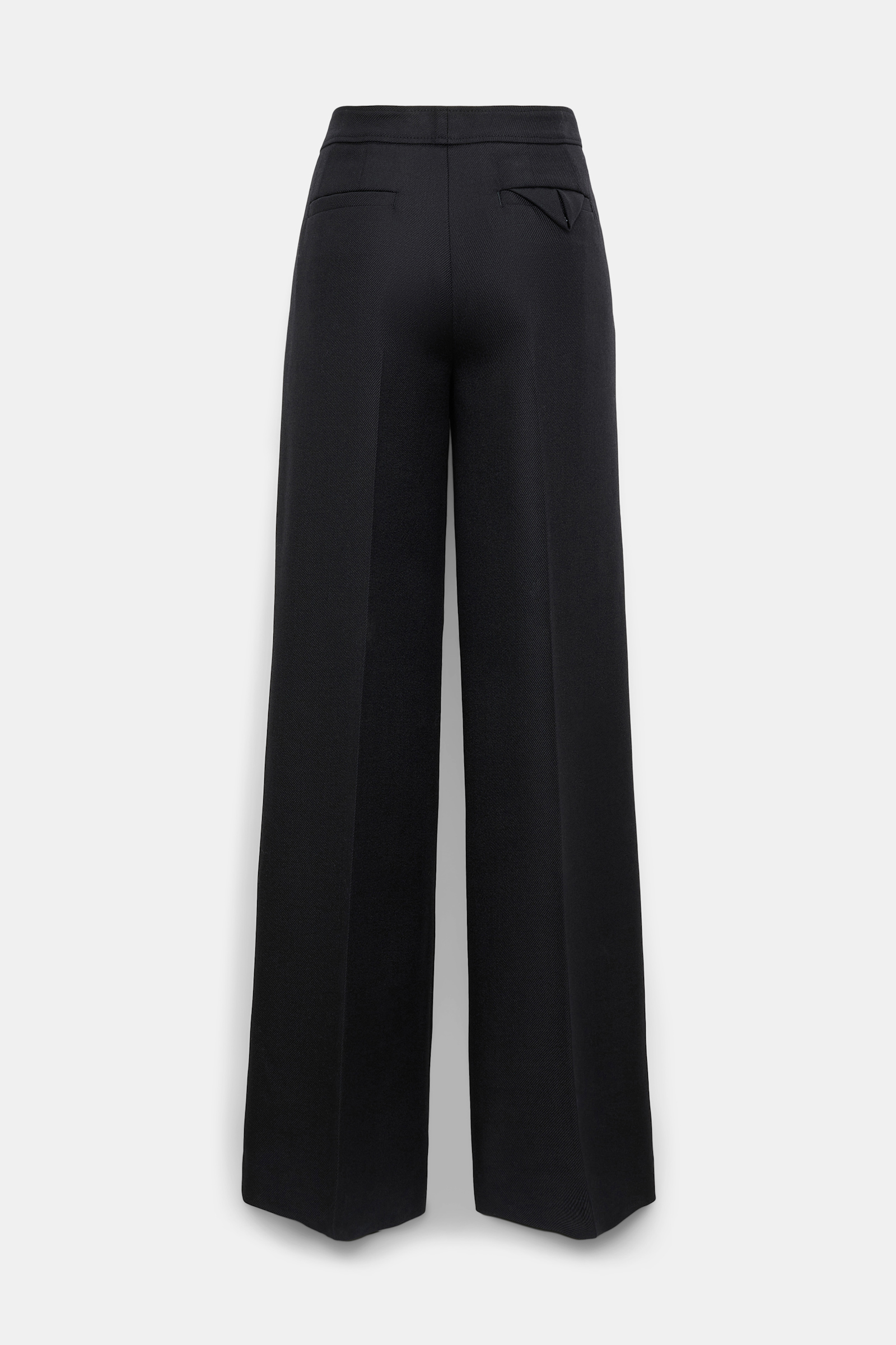 Dorothee Schumacher Wide leg pants in virgin wool pure black