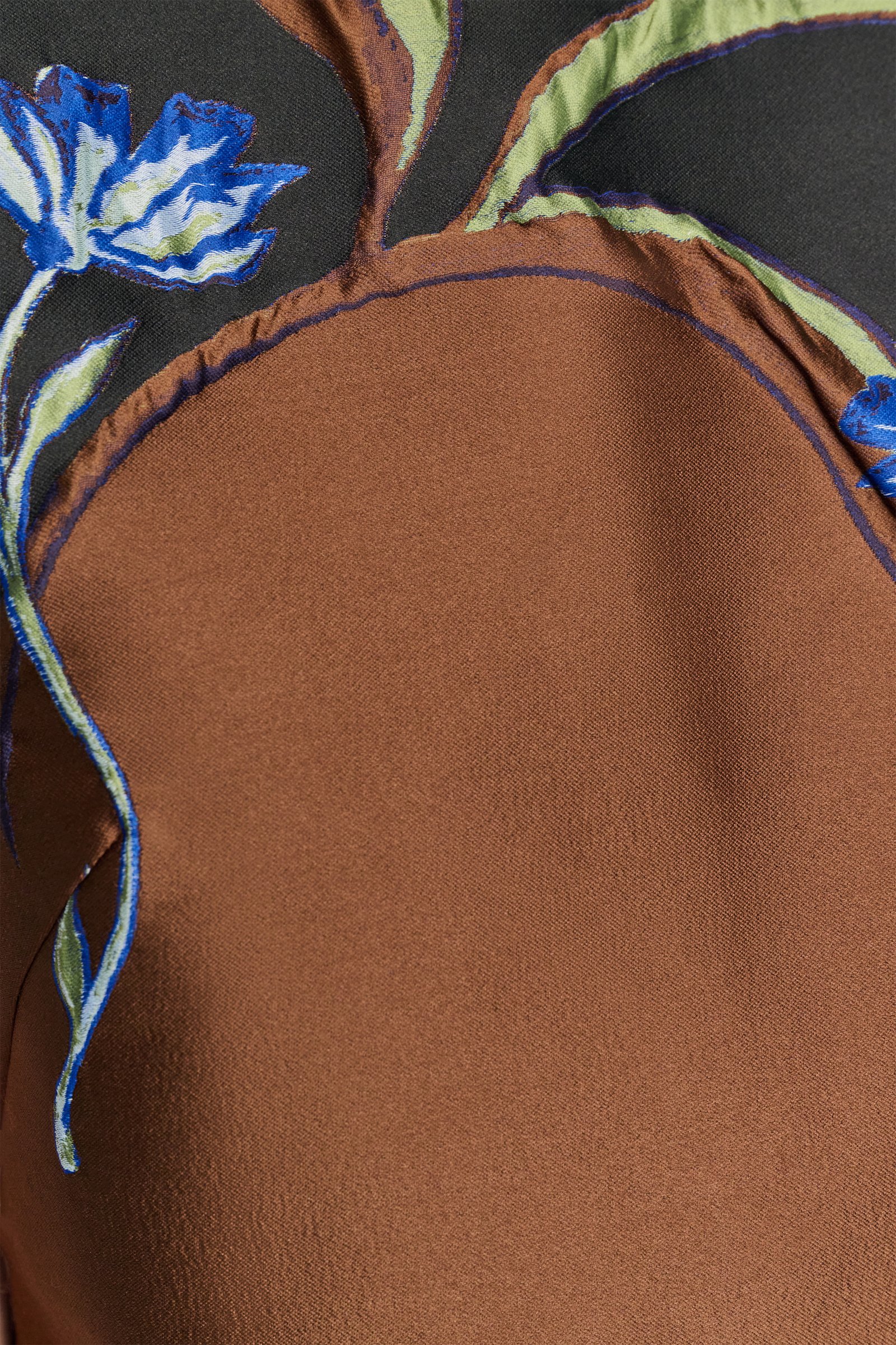Dorothee Schumacher Top aus dreidimensionalem Cloque-Jacquard caramel black