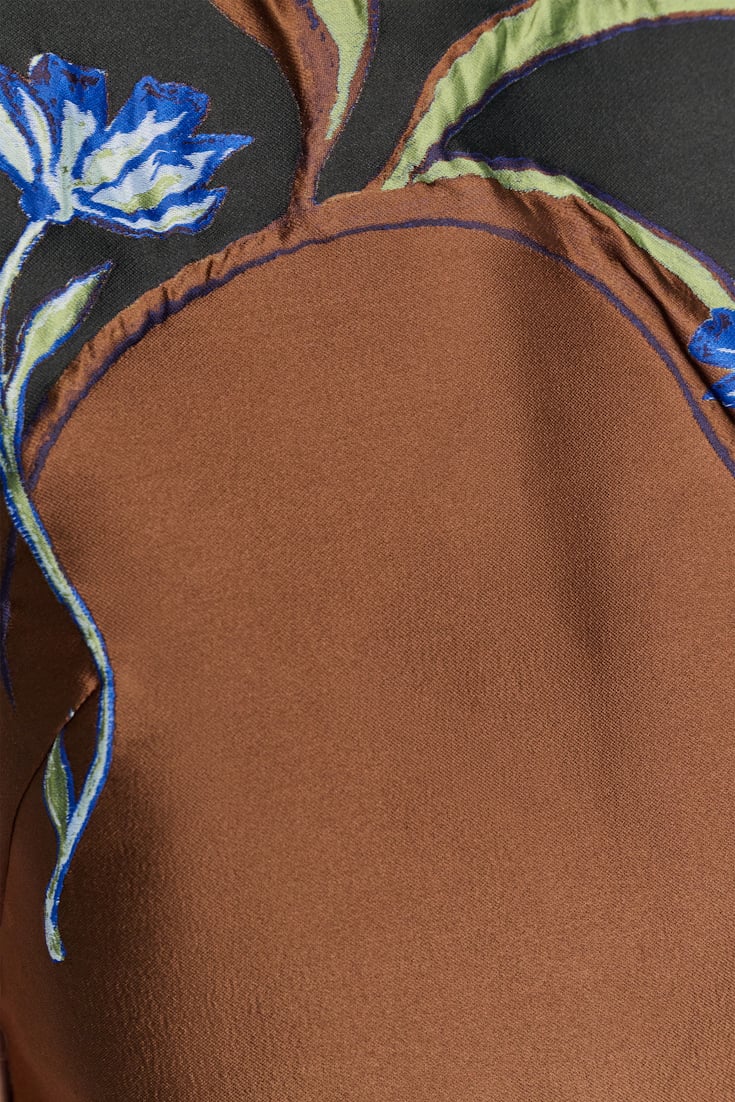 Dorothee Schumacher Top aus dreidimensionalem Cloque-Jacquard caramel black