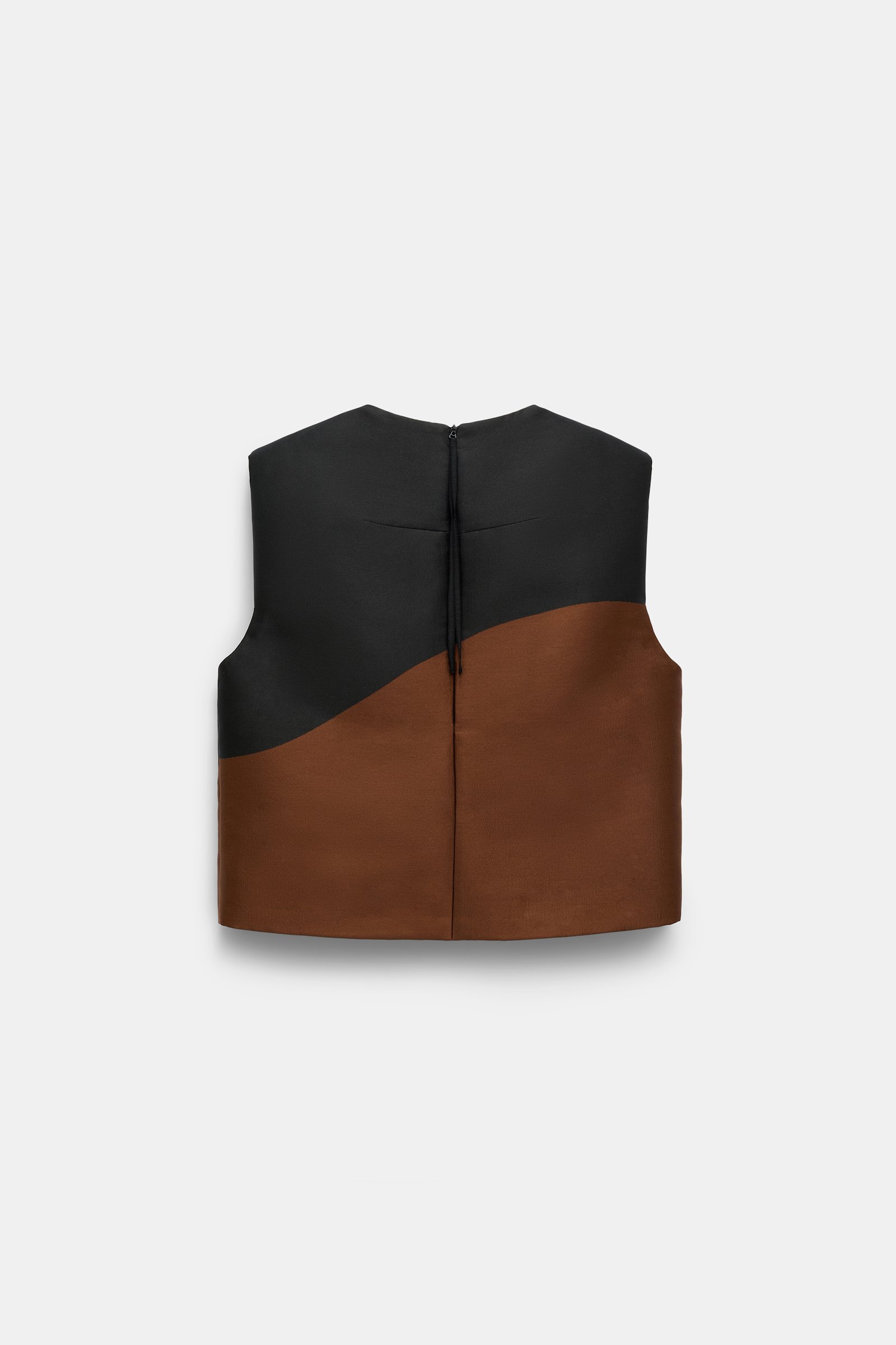 Dorothee Schumacher Top aus dreidimensionalem Cloque-Jacquard caramel black